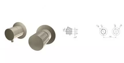 Смеситель для скрытого монтажа «Remer» Celebrity CEC93ZPWBXV сталь Смеситель для скрытого монтажа «Remer» Celebrity CEC93ZPWBXV сталь