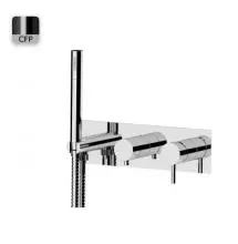 Смеситель для скрытого монтажа «Remer» X-style X97D2WBCFP чёрный брашированный