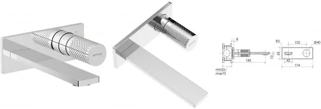 Смеситель для раковины «Sancos» Nexus SC9013CH хром