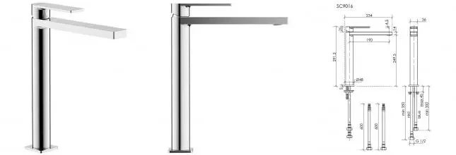 Смеситель для раковины «Sancos» Studio SC9016CH хром Смеситель для раковины «Sancos» Studio SC9016CH хром