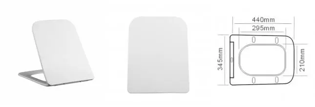 Сиденье для унитаза Grossman GR-4470S тонкое,белое,1 место GR-49K2670S · Grossman, GR-49K2670S