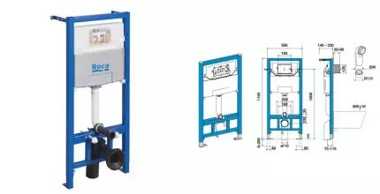 Инсталляция для унитаза «Roca» One ZRU9307709