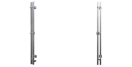 Электрический полотенцесушитель «Aringa» Токио Кв 10/120 AR03038CHM матовый хром правый