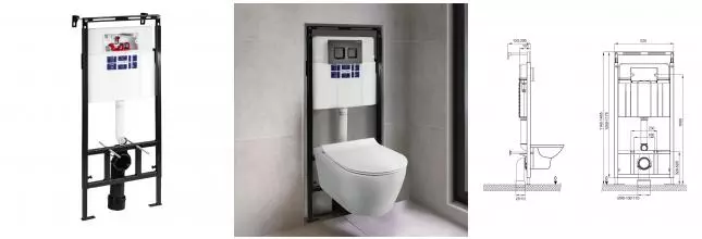Инсталляция для унитаза «Bettoserb» Sava Slim Superior 40006450 Инсталляция для унитаза «Bettoserb» Sava Slim Superior 40006450