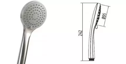 Ручная лейка «ESKO» SPL953 хром Ручная лейка «ESKO» SPL953 хром