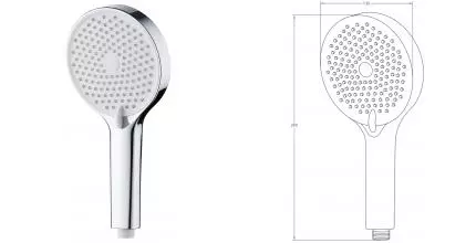 Ручная лейка «VODA» VSP16 хром Ручная лейка «VODA» VSP16 хром