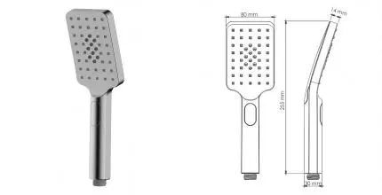 Ручная лейка «WasserKRAFT» A345 никель