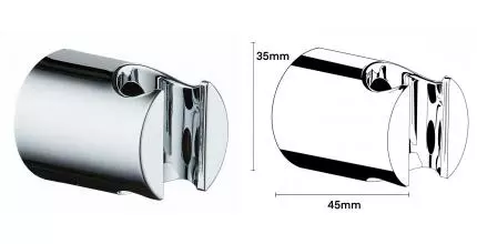 Держатель для душа «VODA» D13 хром