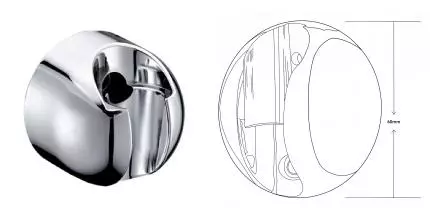 Держатель для душа «VODA» D12 хром