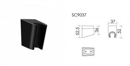 Держатель ручного душа Sancos SC9037MB · без серии, Sancos, SC9037MB