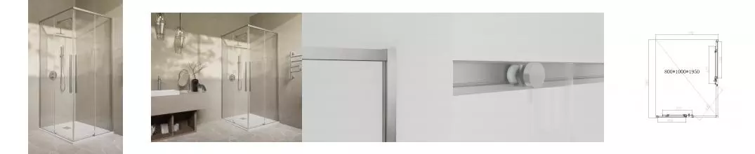 Душевой угол-ограждение «Vincea» Slim-N VSS-4SN8010CLBN 100/80 прозрачный/брашированный никель прямоугольный без поддона универсальный Душевой угол-ограждение «Vincea» Slim-N VSS-4SN8010CLBN 100/80 прозрачный/брашированный никель прямоугольный без поддона универсальный