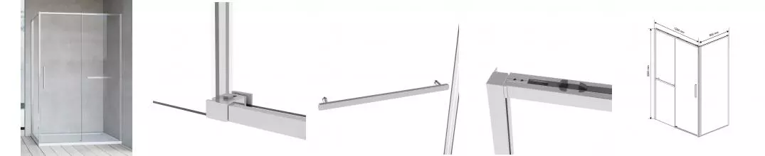 Душевой угол-ограждение «Vincea» Slim Soft VSR-1SS9012CLBN 120/90 прозрачный/брашированный никель прямоугольный без поддона универсальный Душевой угол-ограждение «Vincea» Slim Soft VSR-1SS9012CLBN 120/90 прозрачный/брашированный никель прямоугольный без поддона универсальный