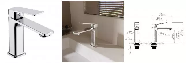 Смеситель для раковины «Vincea» Core VBF-4CO1CH хром