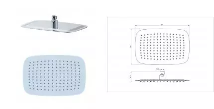 Верхний душ WONZON & WOGHAND, Хром (WW-88DP03-CR) · без серии, Wonzon & Woghand, WW-88DP03-CR