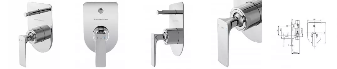 Смеситель для душа «Wonzon & Woghand» Shark WW-483700-CR хром Смеситель для душа «Wonzon & Woghand» Shark WW-483700-CR хром