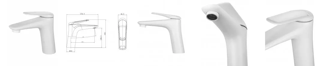 Смеситель для раковины WONZON & WOGHAND Elbe, Белый матовый (WW-A41222-MW) · Elbe, Wonzon & Woghand, WW-A41222-MW Смеситель для раковины WONZON & WOGHAND Elbe, Белый матовый (WW-A41222-MW) · Elbe, Wonzon & Woghand, WW-A41222-MW