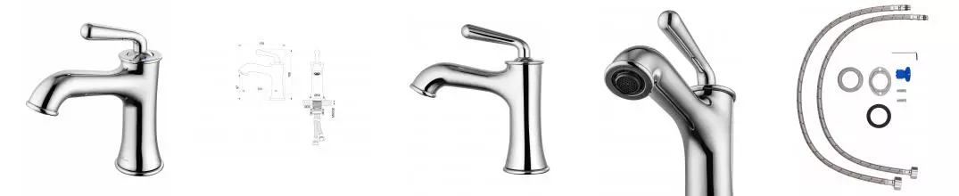 Смеситель для раковины «Wonzon & Woghand» Steam WW-88139008-CR хром Смеситель для раковины «Wonzon & Woghand» Steam WW-88139008-CR хром