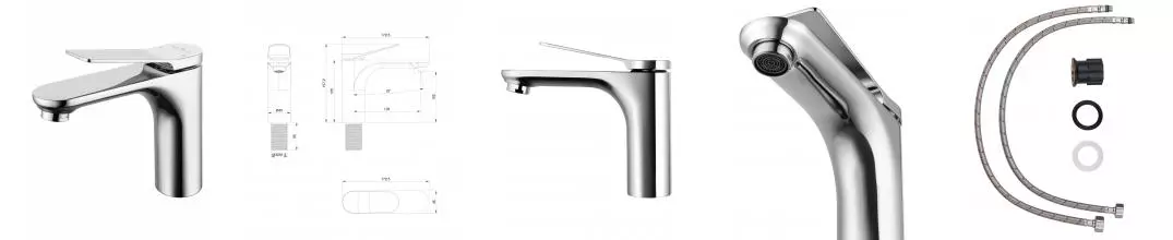 Смеситель для раковины WONZON & WOGHAND, Хром (WW-XH-010-CR) · без серии, Wonzon & Woghand, WW-XH-010-CR