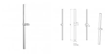 Душевая штанга WONZON & WOGHAND, Хром (WW-986210-CR) · Wonzon & Woghand, WW-986210-CR