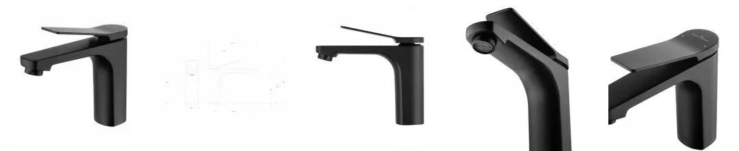 Смеситель для раковины WONZON & WOGHAND, Чёрный матовый (WW-XH-013-MB) · без серии, Wonzon & Woghand, WW-XH-013-MB