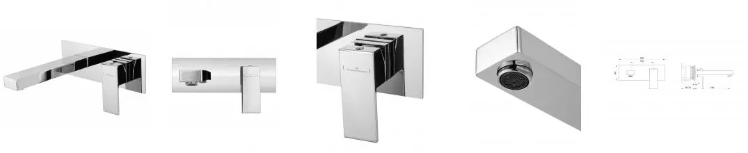 Смеситель для раковины «Wonzon & Woghand» Cube WW-88869016-CR хром