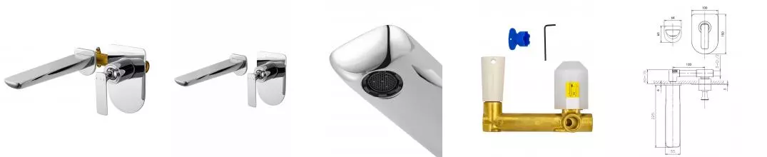 Смеситель для раковины «Wonzon & Woghand» Shark WW-481701-CR хром Смеситель для раковины «Wonzon & Woghand» Shark WW-481701-CR хром