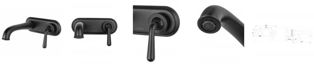 Смеситель для раковины «Wonzon & Woghand» Steam WW-88869008-MB чёрный матовый Смеситель для раковины «Wonzon & Woghand» Steam WW-88869008-MB чёрный матовый