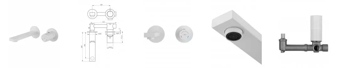 Смеситель для раковины встраиваемый WONZON & WOGHAND, Белый матовый (WW-105-MW) · без серии, Wonzon & Woghand, WW-105-MW Смеситель для раковины встраиваемый WONZON & WOGHAND, Белый матовый (WW-105-MW) · без серии, Wonzon & Woghand, WW-105-MW