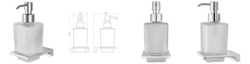 Дозатор мыла WONZON & WOGHAND ECLIPSE, Хром (WW-9133-CR) · Eclipse, Wonzon & Woghand, WW-9133-CR