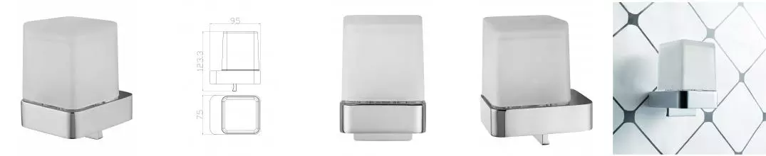 Дозатор мыла WONZON & WOGHAND LOTTE, Хром (WW-5252-CR) · Wonzon & Woghand, WW-5252-CR