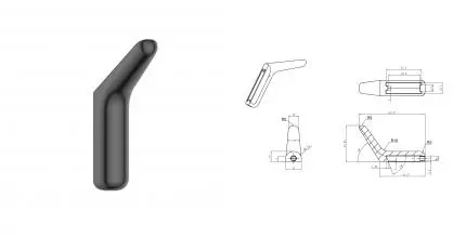 Крючок для ванной WONZON & WOGHAND, Тёмный графит (WW-V4301-GM) · Wonzon & Woghand, WW-V4301-GM