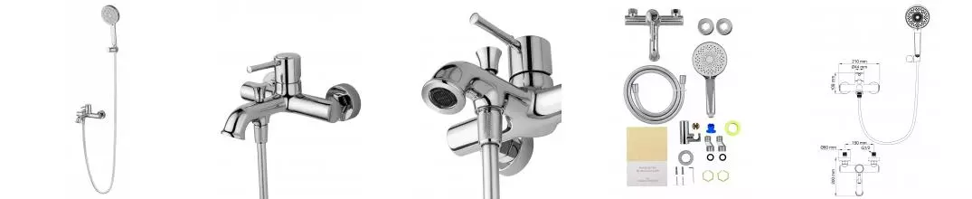 Смеситель для ванны с душем WONZON & WOGHAND TOR, Хром (WW-88037073-CR) · Tor, Wonzon & Woghand, WW-88037073-CR Смеситель для ванны с душем WONZON & WOGHAND TOR, Хром (WW-88037073-CR) · Tor, Wonzon & Woghand, WW-88037073-CR
