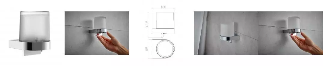 Дозатор мыла WONZON & WOGHAND, Хром (WW-5251-CR) · Wonzon & Woghand, WW-5251-CR