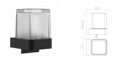 Дозатор мыла WONZON & WOGHAND, Чёрный (WW-5252-BL) · Wonzon & Woghand, WW-5252-BL