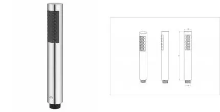 Лейка для душа WONZON & WOGHAND, Хром (WW-88SC04-CR) · без серии, Wonzon & Woghand, WW-88SC04-CR Лейка для душа WONZON & WOGHAND, Хром (WW-88SC04-CR) · без серии, Wonzon & Woghand, WW-88SC04-CR