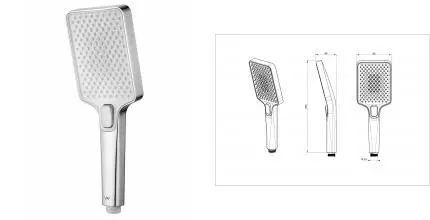 Лейка для душа WONZON & WOGHAND, Хром (WW-88SC08-CR) · без серии, Wonzon & Woghand, WW-88SC08-CR Лейка для душа WONZON & WOGHAND, Хром (WW-88SC08-CR) · без серии, Wonzon & Woghand, WW-88SC08-CR