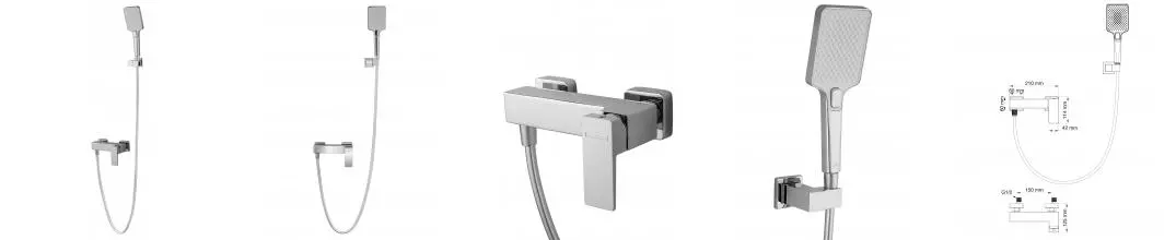 Смеситель для душа «Wonzon & Woghand» Cube 2.0 WW-88048068-CR хром Смеситель для душа «Wonzon & Woghand» Cube 2.0 WW-88048068-CR хром