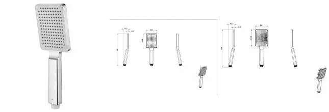 Душевая лейка WONZON & WOGHAND, Хром (WW-981353-CR) · без серии, Wonzon & Woghand, WW-981353-CR Душевая лейка WONZON & WOGHAND, Хром (WW-981353-CR) · без серии, Wonzon & Woghand, WW-981353-CR