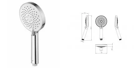 Душевая лейка WONZON & WOGHAND, Хром (WW-981361-CR) · без серии, Wonzon & Woghand, WW-981361-CR Душевая лейка WONZON & WOGHAND, Хром (WW-981361-CR) · без серии, Wonzon & Woghand, WW-981361-CR