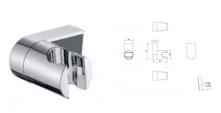 Настенный держатель WONZON & WOGHAND, Хром (WW-994207-CR) · Wonzon & Woghand, WW-994207-CR Настенный держатель WONZON & WOGHAND, Хром (WW-994207-CR) · Wonzon & Woghand, WW-994207-CR