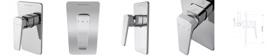 Смеситель для душа «Wonzon & Woghand» Athens WW-084700-CR хром Смеситель для душа «Wonzon & Woghand» Athens WW-084700-CR хром