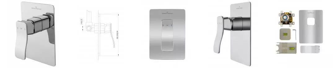 Смеситель для душа встраиваемый WONZON & WOGHAND NAVIA, Хром (WW-184700-CR) · Navia, Wonzon & Woghand, WW-184700-CR Смеситель для душа встраиваемый WONZON & WOGHAND NAVIA, Хром (WW-184700-CR) · Navia, Wonzon & Woghand, WW-184700-CR