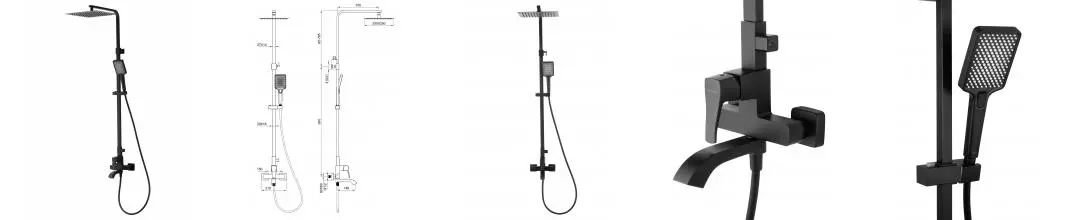 Душевая система WONZON & WOGHAND FLEX, Черный матовый (WW-88047072-MB) · Flex, Wonzon & Woghand, WW-88047072-MB Душевая система WONZON & WOGHAND FLEX, Черный матовый (WW-88047072-MB) · Flex, Wonzon & Woghand, WW-88047072-MB