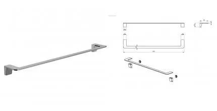 Полотенцедержатель WONZON & WOGHAND, Хром (WW-V2101-CR) · Wonzon & Woghand, WW-V2101-CR
