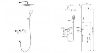 Душевая система встраиваемая WONZON & WOGHAND SHAKESPEARE, Хром (WW-654701-CR) · Shakespeare, Wonzon & Woghand, WW-654701-CR Душевая система встраиваемая WONZON & WOGHAND SHAKESPEARE, Хром (WW-654701-CR) · Shakespeare, Wonzon & Woghand, WW-654701-CR