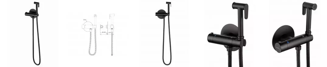 Смеситель с гигиеническим душем и термостатом встраиваемый WONZON & WOGHAND, Тёмный графит (WW-88819902-BGM) · без серии, Wonzon & Woghand, WW-88819902-BGM Смеситель с гигиеническим душем и термостатом встраиваемый WONZON & WOGHAND, Тёмный графит (WW-88819902-BGM) · без серии, Wonzon & Woghand, WW-88819902-BGM