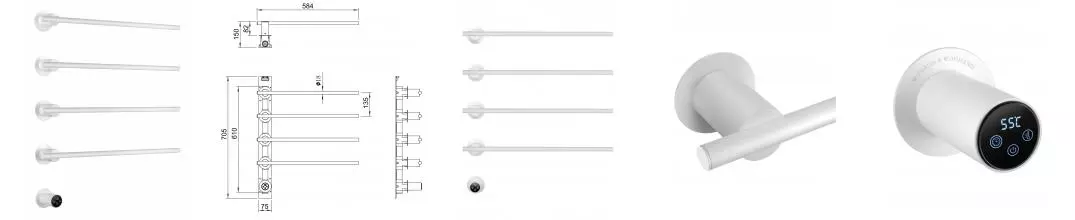 Полотенцесушитель электрический встраиваемый WONZON & WOGHAND DORTMUND, Белый матовый (WW-A364-MW) · Wonzon & Woghand, WW-A364-MW Полотенцесушитель электрический встраиваемый WONZON & WOGHAND DORTMUND, Белый матовый (WW-A364-MW) · Wonzon & Woghand, WW-A364-MW