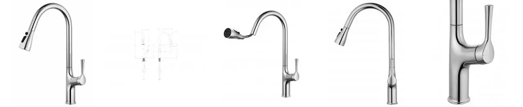 Смеситель для кухни с выдвижным изливом WONZON & WOGHAND, Хром (WW-AE54123-CR) · без серии, Wonzon & Woghand, WW-AE54123-CR Смеситель для кухни с выдвижным изливом WONZON & WOGHAND, Хром (WW-AE54123-CR) · без серии, Wonzon & Woghand, WW-AE54123-CR