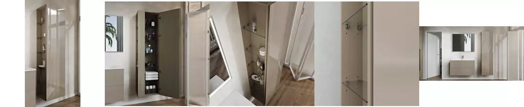 Пенал «Ukko» Foster 45 подвесной бежевый правый Пенал «Ukko» Foster 45 подвесной бежевый правый