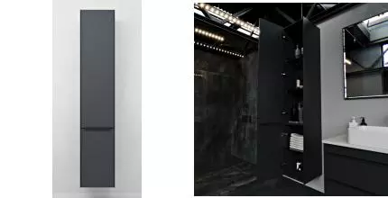 Пенал «Ukko» Sanford 35 подвесной серый левый